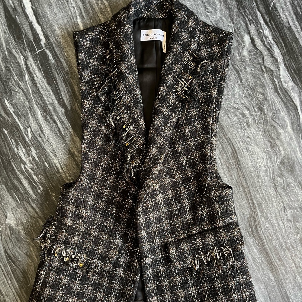 Sonia Rykiel Womens Pin Vest